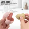 Silikon Makeup Sponge Holder Beauty Powder Puff Blender Storage Box Portable Makeup Egg Torktillbehör för resor 240229