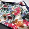 70x70cm Eenvoudige Presbyopie Designer Kleurrijke Bloemen Zijden Sjaal Hoofdband voor Dames Mode Lange Handvat Tas Sjaals Parijs Schouder Tote Bagage Lint Hoofd Wraps