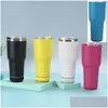 Tumblers 30 oz Altavoz de música Vaso con tapas Sts Tazas de café de acero inoxidable de doble pared Beber Entrega de gota inalámbrica Inicio Gar Dhzio