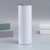 Su Şişeleri Süblimasyon Tumbler 2 Pack Paslanmaz Çelik İçecek Kahve Kupaları Plastik Saman Kupa Pres Machin için Yalıtımlı