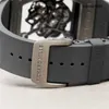 Słynne zegarki na rękę popularne zegarek RM RM055 Automatyczne zegarki Szwajcarowe zegarki na rękę szary butique edycja 50 -częściowa RM055 Watch