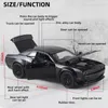 1/32 Hellcat Redeye Alloy Diecast Muscle Car Model Sound Light Childrens ToyBaths Birthday Gifts Original Box Presents 240219