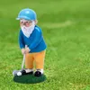 Bahçe Süslemeleri Reçine Mini Gnome Figürin Cüce Heykel Ev Taşıma Golf Heykeli