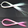 Lockar mnft 40 förpackningar flashabou holografisk glitter fluefiske bindning glittrande mylar crystal jig hook lock gör flugbindande material