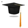 Bérets unisexe diplôme cérémonie université lycée diplôme chapeau 2024 Happy Mortarboard Cap académique