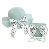 Berets Adorable Straw Hat And Crossbody Bag Set For Little Girls - Perfect Summer Beach Trips With Wide Brim Bowknot Sun