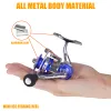 Makaralar Buz Balıkçılık Makarası Full Metal Mini Kış Küçük Dönen Makaralar Sazan Sallı Balıkçılık Tekerlek Balık Aksesuarları Tuzlu Su Dişlileri Araçları