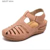 Sandals New Womens Sandals Premium Orthopedic Bunion Corrector Flats Casual Soft Sole Beach Wedge Vulcanized Shoes Zapatillas De MujerH2431
