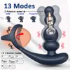 Männlichen Prostata-massagegerät 360 Drehen Anal Plugs Ring Butt Plug Vibrator Drahtlose Steuerung Sex Spielzeug Für Männer Masturbator