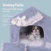 Mats Pet Luxury Princesse Luxury Deluxe House Fluffy Winter chaude Chienne confortable chat chiot chaton