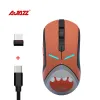 Mice AJAZZ DMW150 Mouse TypeC Wired Plus 2.4Ghz Wireless Dual Mode Connect 16000DPI Rechargeable Laptop PC Mouse