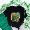 Damen-T-Shirts, Love St. Patrick's Day-Shirt, süße Kleeblatt-Frauen mit T-Shirt, Damen-Irish-T-Shirts