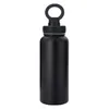 Bottiglie d'acqua Bottiglia termica multifunzionale portatile con supporto per telefono Acciaio inossidabile da 1000 ml per 12/24