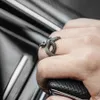 S925 Sterling Silver Ring Handmade dominering Retro Zodiac Snake Mens National Punk Python Winding Jewelry Accessories 240220