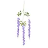 Glamorösa bröllopsidéer Elegant artifical Silk Flower Wisteria Vine Decorations 3 gafflar per bit mer kvantitet vackrare