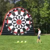 wholesale Jeu de fléchettes de football gonflable géant de bateau de porte gratuit, jeu de fléchettes de football gonflable commercial pour les enfants