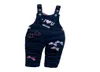 BibiCola Baby Mädchen Winter Hosen Denim Trägerhose Für Mädchen Dicke Denim Cartoon Hosen Kinder Warme Overalls Säuglings Trainingsanzug Hosen2598419