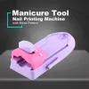 Apparaten 2024 Nieuwe Manicure DIY Printer Stempel Stamper Gereedschap met Metalen Patroon 3D Decoreren Nail Art Decoratie Stempelen Drukmachine