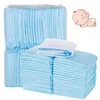 20/40/100 PCS Baby Nursing Pad Disposable Diaper Mat för vuxen barn Baby Absorberande Vattentät blöja Byte Mat 240227