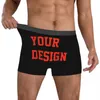 Onderbroeken Grappige Boxershorts Slipje Heren Uw ontwerp Aanpassen Ondergoed Anime Zacht DIY voor mannelijk S-XXL