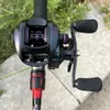 Tekne Balıkçılık Çubukları Ghotda Lure Fishing Reel Uzun Dökme Baitcasting Reel Max Power 8kg Uygun cazibe ağırlığı 3-25 g Molinete de Pesca Tatlısu YQ240301