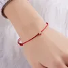 Link Armbanden Lucky Gevlochten Armband Voor Wenskaart Ster Charme Verstelbare Wax Touw Vriendschap Sieraden Cadeau Vrouwen