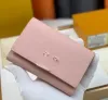 Cartera corta Bolsa de dinero de diseñador Embrague Hobo Monederos Titular de la tarjeta Mujeres Carteras plegables Flip de alta calidad Bolsa de cerrojo Clip de tarjeta de crédito Bolsas de monedas 243118