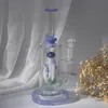 Leanice Thick Bong Glass Water Pipes 다층 필터링 기능을 갖춘 자주