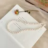 ASHIQI-collar de perlas naturales de agua dulce para mujer, joyería de plata de ley 925, regalo 240227