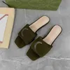 Designer-Hausschuhe für Damen, Slides, Sandalen, Strass, Buchstabe, modisch, luxuriös, Schaffell, flacher Slipper, klassischer Slip-On, Outdoor-Freizeitschuh, Strand-Pantoletten, Hausschuhe, Größe 35–42