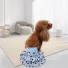 Abbigliamento per cani Indossabile Traspirante Coda con apertura Intimo Pantaloni fisiologici per animali domestici per mutandine per pannolini per incontinenza