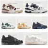 Designer Sneaker Virgil Trainer Casual Shoes Calfskin Leather White Green Red Blue Let Ely Purse 1.25 02