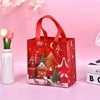 Decorazioni natalizie Borsa regalo cartone animato Festivo alla moda Simpatico portaoggetti per Babbo Natale La decorazione più votata fornisce le esigenze dei bambini