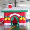 Free Door Ship Outdoor Activities 5x4x3.5mH (16.5x13.2x11.5ft) Christmas inflatable Santa Grotto house tent Xmas decorations