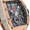 RicharsMill horloge Top Clone Zwitsers mechanisch uurwerk Herenhorloge 011 Felipe Massa tijdcode roségoud