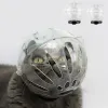 Acessórios Focinho e Botas para Gato Anti Mordida Capuz Respirável AntiLicking Capacete Transparente para Gato com Capa de Pata Reutilizável Capuz Espaço para Animais de Estimação Portátil