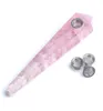 HJT entier 5962 pouces de Long Rock PinkRose Quartz cristal fumer des pipes pour le tabac avec 3 écrans 8144392