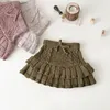 Shorts Autumn And Winter Baby Girls Clothes Thicken Knit Skirt Ruffle Bloomers