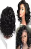 Krótkie faliste ludzkie włosy Pełne koronkowe peruki dla czarnej kobiety naturalne ciało fala koronkowe przednie ludzkie włosy z włosami dla niemowląt Brazylijskie Wet3580901