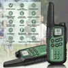 Paquete de 2 Baofeng MP25 PMR446FRS Mini walkie talkie de carga tipo C recargable de largo alcance con pantalla LCD Linterna Radio bidireccional 240229