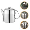 Garrafas de água Chaleira de aço inoxidável Café Metal Tea Pots Fogão Chaleiras Despeje sobre