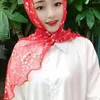 Roupas étnicas Muçulmano Hijab Mulheres Xale Lenço Livre Borlas Chiffon Cachecol Verão Malásia Oração Kufi Islam Arábia Saudita Luxo