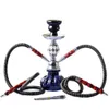 Dejaya Small Travel Travel Howah shisha pipe chicha narguile sisha nargile مع 2 خراطيم وعاء من الفحم ملحقات الفحم 240220