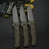 Outdoor Tactical Knives BM 9070BK Claymore AUTO Folding Knife 3.582" CPM-D2 Plain Blade, Grivory Handles,Camping Survival Tools EDC Pocket Knife 9400 4300 940