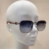 نظارة شمسية خمر خشب الذهب العدسات الخضراء المرأة الظلال الفاخرة ظلال Occhiali da SOLE UV400 EYEWEAR