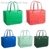 Beach Bags Summer Beach Bogg Bag Large Women designer pvc eva Tote Shopping Bog Bags Basket Bags cusom Lady Storage Washable Silicone Bog Bags Eco O416# T240301