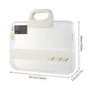 Storage Bags 1pc Transparent A4 Plastic File Box Desktop Portable Data Student Office Supplies Document