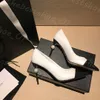 Designer Vrouwen Geitenleer Grosgrain Pompen Echt Leer Parel Hoge Hakken OL Dress20 Schoenen Dame Beige Wit Zwart Enkele Shoes2024