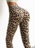 Tenues imprimées léopard pantalons de Yoga entraînement Fitness Leggins Leggings Sexy femmes taille haute vêtements de sport sport serré doux nouveau
