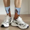 Erkek Çoraplar Komik Mutlu Kevin'in Ünlü Chili Vintage Harajuku Ofis TV Hip Hop Ekibi Çılgın Çorap Hediye Deseni Basılı